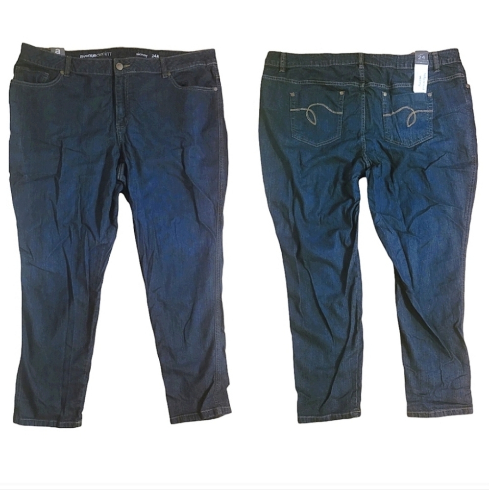 NWT Avenue 'Hollywood' Skinny Jean Sz 24